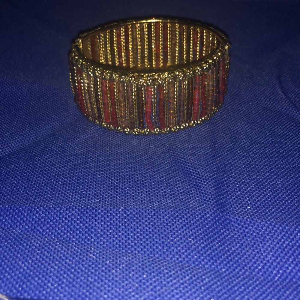 Multicolored gold bracelet